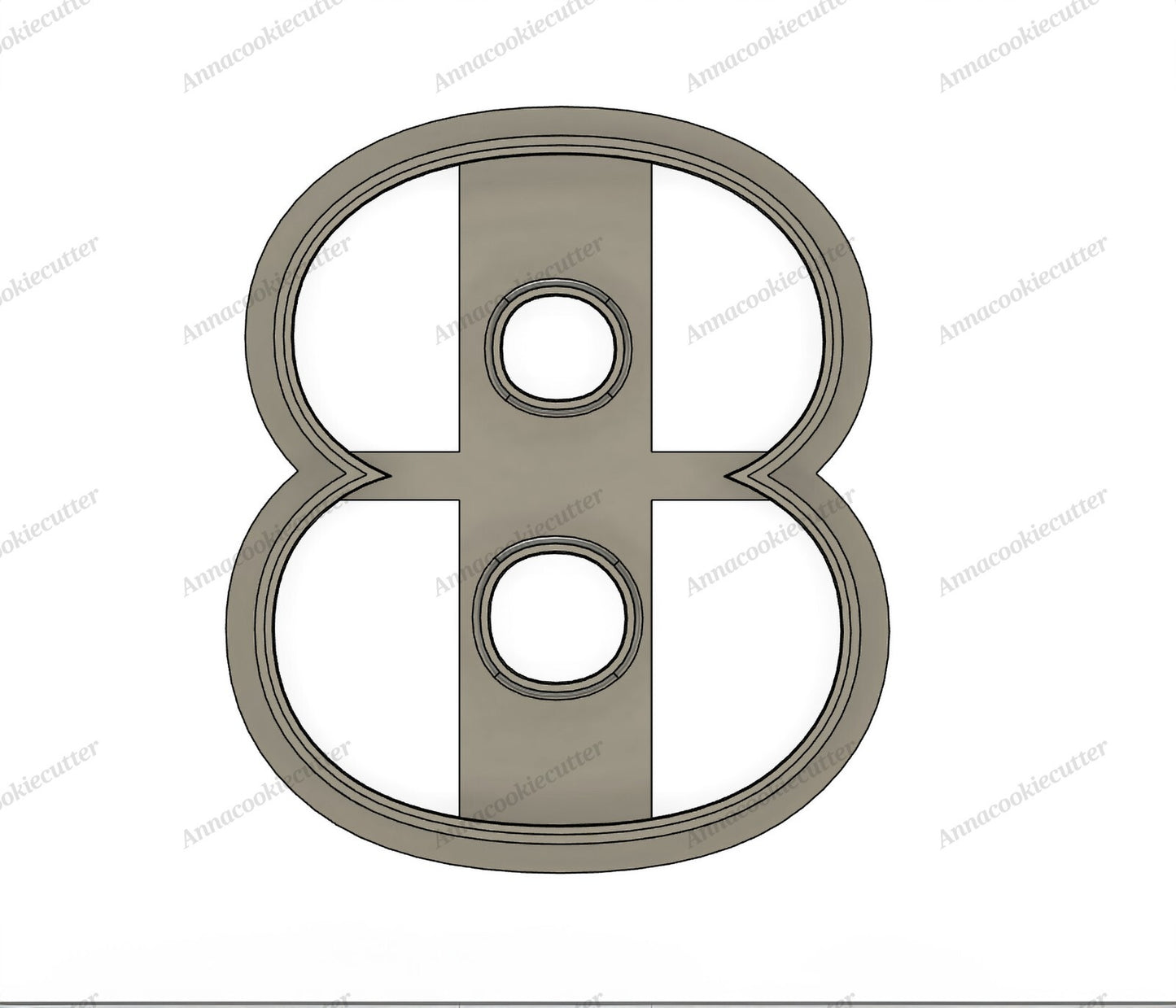 Formine Tagliabiscotti Numeri Set 9 Pezzi Compleanno Feste Bambini Cookie Cutter