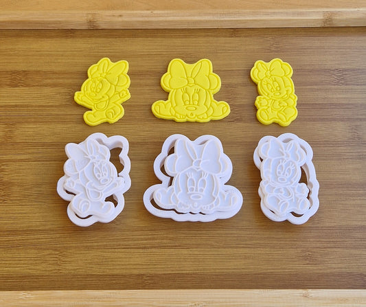 Set Baby Minie Formina per Biscotti Dolci Creativi Feste di Compleanno Bambini