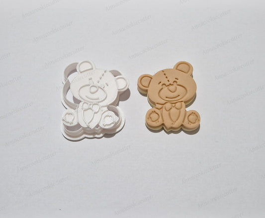 Orsetto Formine Nascita Per Biscotti Orso Peluche Cookie Cutter Dolci Battesimo