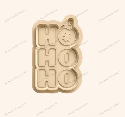 Formina Taglia Biscotti Ho Ho Ho Stampo per Biscotti Natalizi Cookie Cutter