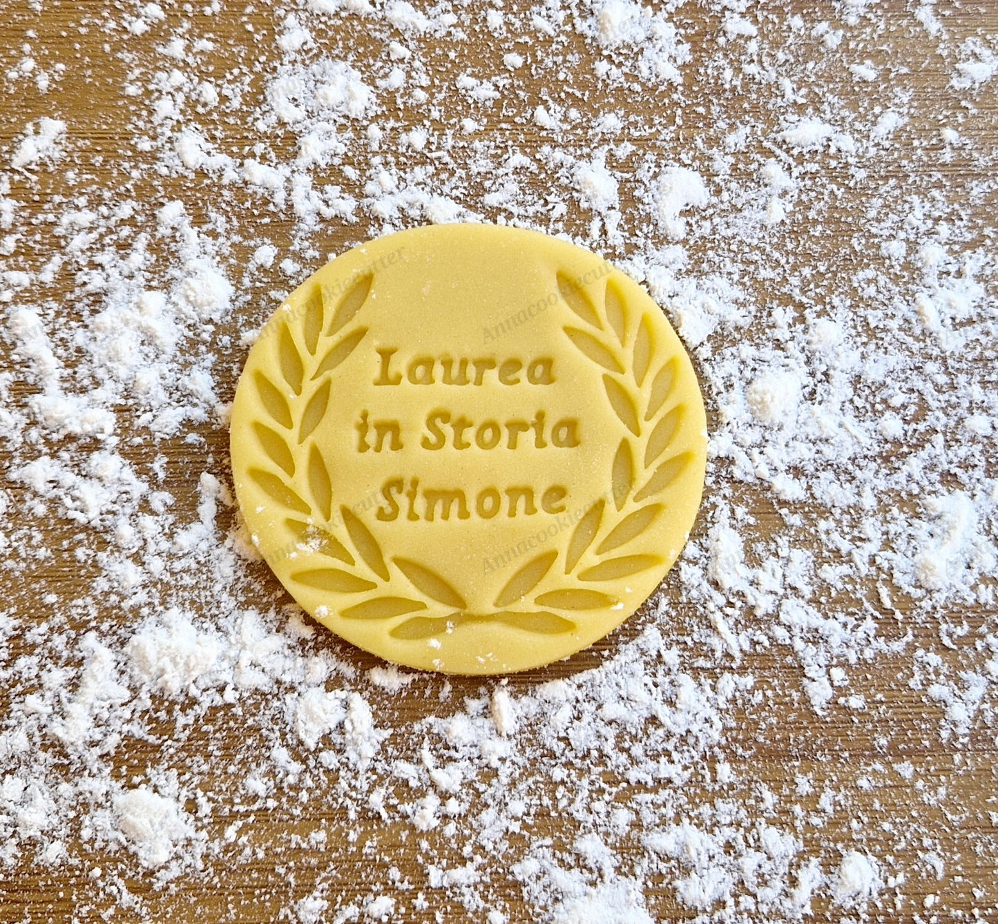 La Mia Laurea Tagliabiscotti Nome Personalizzabile Formina Per Biscotti 8 cm