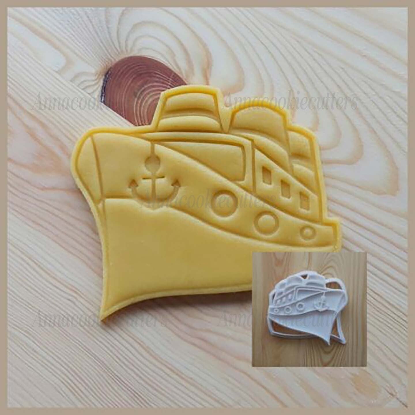 Barca A Vela Stampo Motoscafo Formina Per Biscotti Nave A Vapore Mare