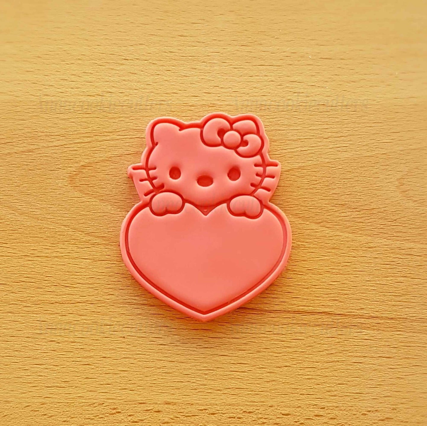 Formina Per Biscotti Hello Kitty Cuore Stampo Frolla Tagliabiscotti PDZ 6x8 cm
