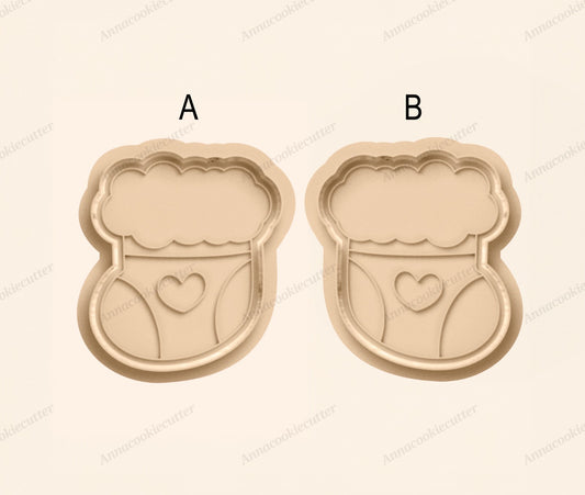 Taglia Biscotti Set a Forma di Calza Natalizia Formina di Natale Cookie Cutter