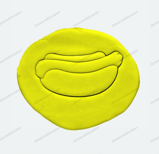 Hotdog Formina per Biscotti Tagliabiscotti Frolla PDZ Cookie Cutter