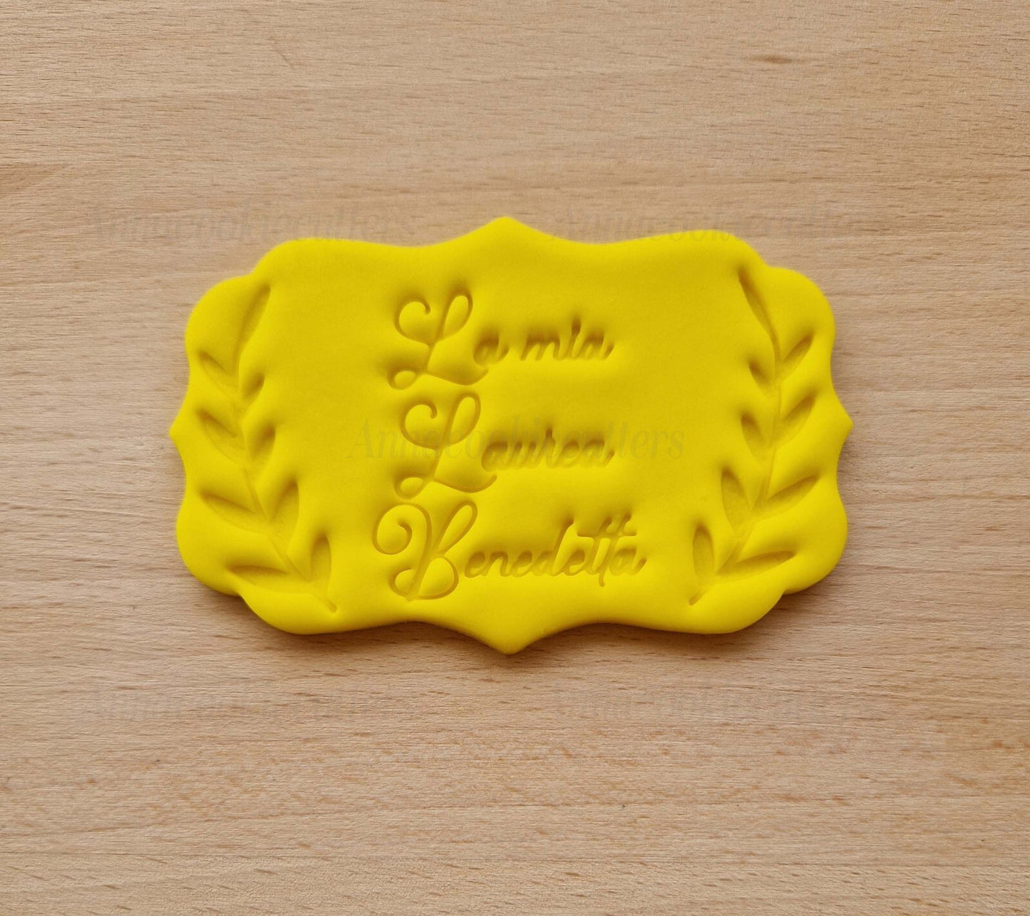 La Mia Laurea Con Nome Personalizzabile Formina Stampo Tagliabiscotti 10x6 cm