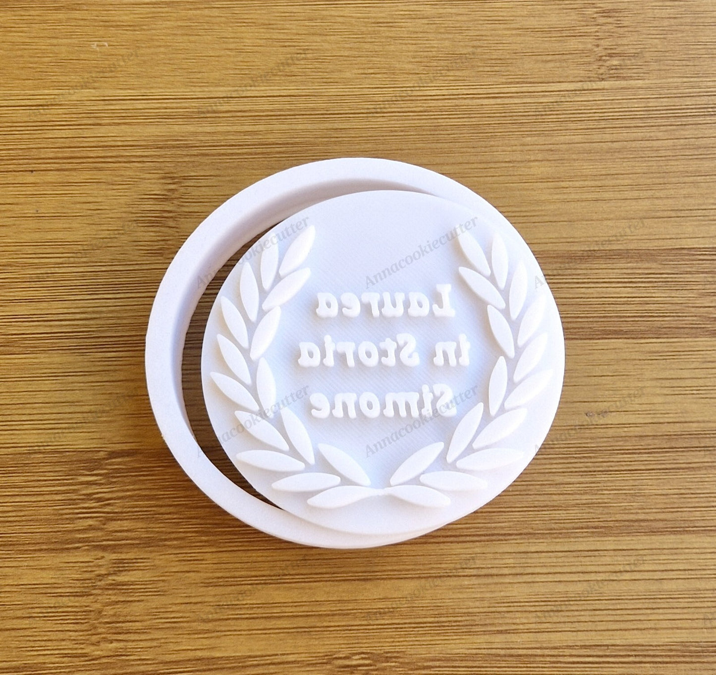 La Mia Laurea Tagliabiscotti Nome Personalizzabile Formina Per Biscotti 8 cm