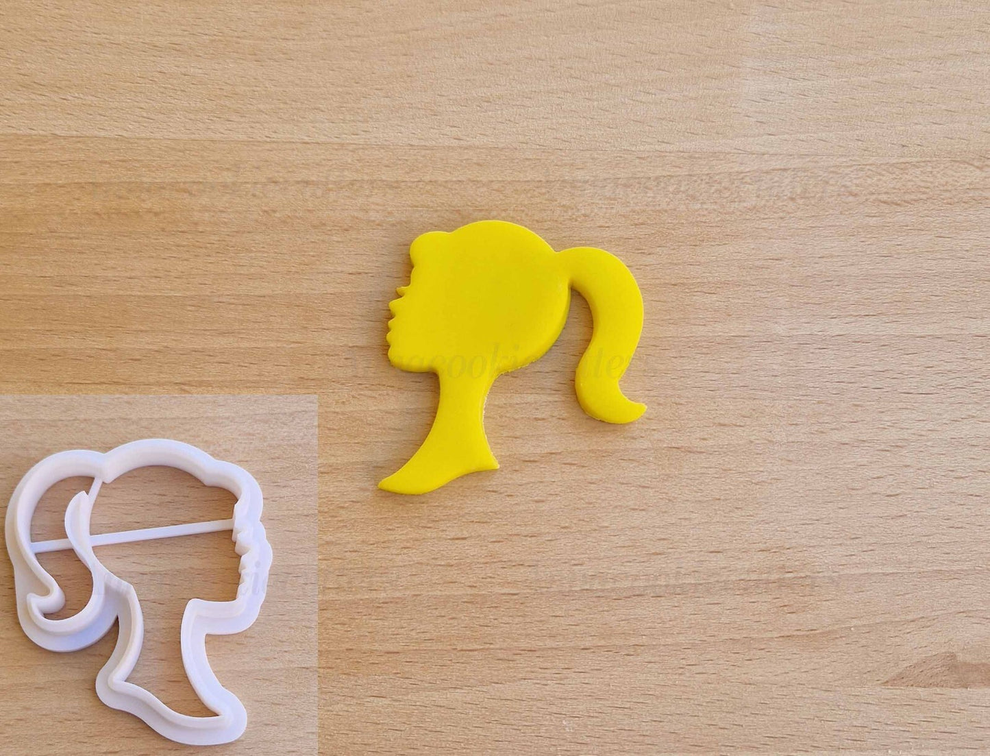 Tagliabiscotti Barbie Profilo Formina Per Biscotto Ragazza Frolla Cutter Pdz