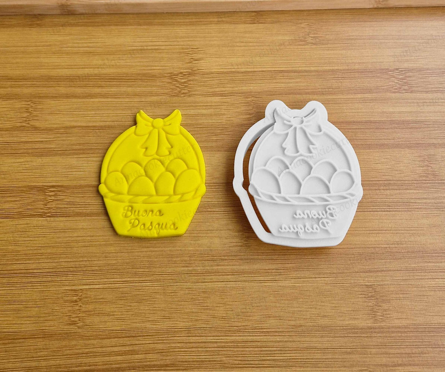 Cestino Di Pasqua Formina Per Biscotti Stampino Cesto Formine Cookie Cutter