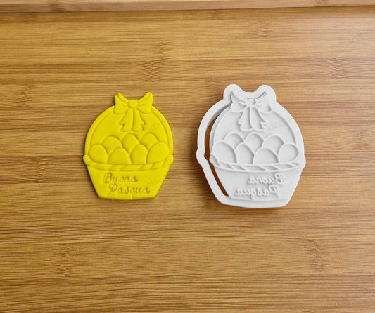 Cestino Di Pasqua Formina Per Biscotti Stampino Cesto Formine Cookie Cutter