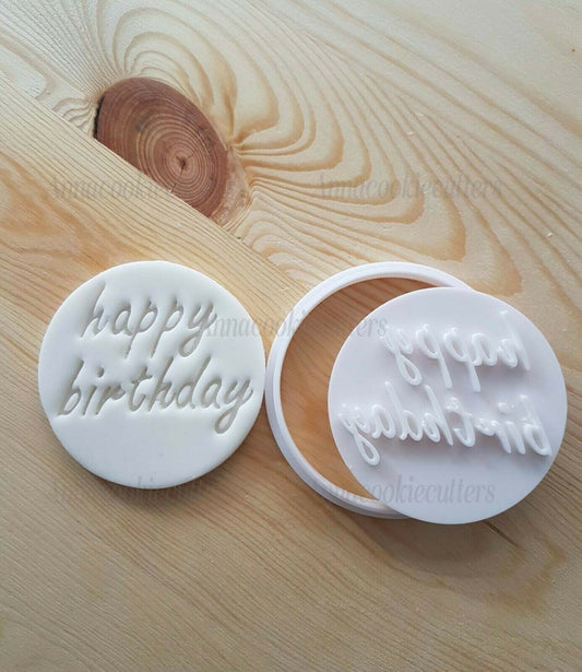 Happy Birthday Formine Per Biscotti Compleanno Tagliabiscotti Cookie Cutter