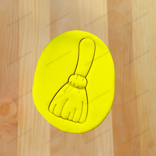 Formina per Biscotti Scopa Di Strega Tagliabiscotti Halloween Cookie Cutter