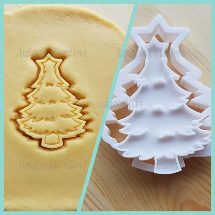 Formine Biscotti Per Natale Albero Stampo Stella Cadente Presepe Slitta Babbo