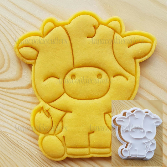 Mucca Carina Formina Per Biscotti Stampo Tagliabiscotti 9x10 cm