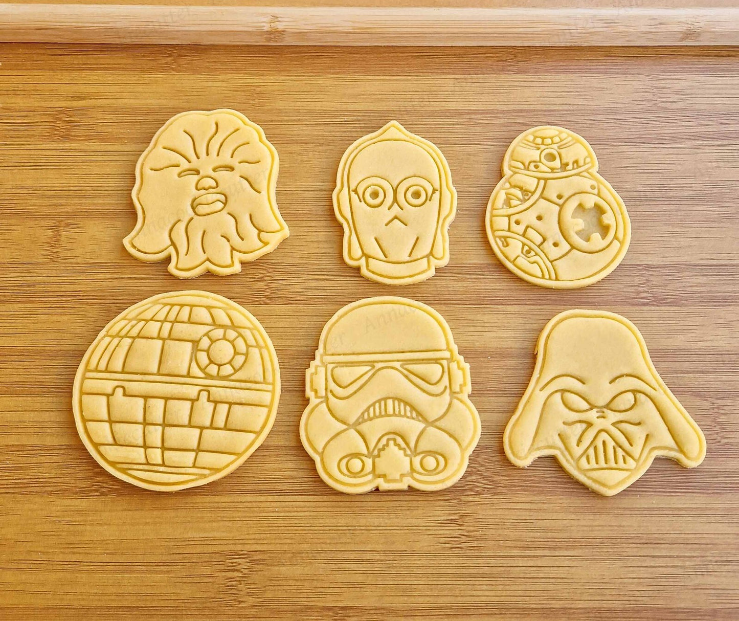 Star Wars Cookie 8 cm Formine per Biscotti Set 6 Pezzi Tagliabiscotti Compleanno
