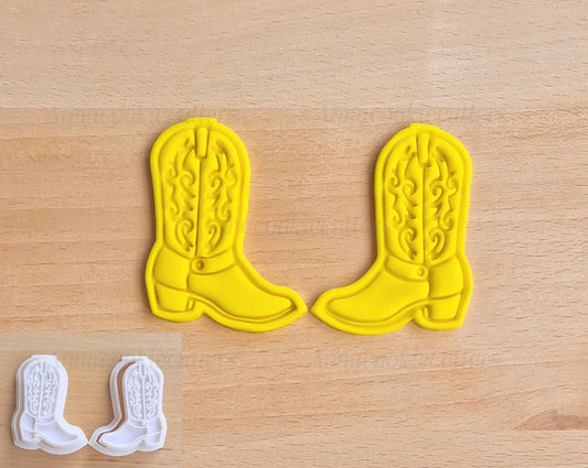 Set Tagliabiscotti Stivali Da Cowboy Formina Per Biscotti A Tema Western