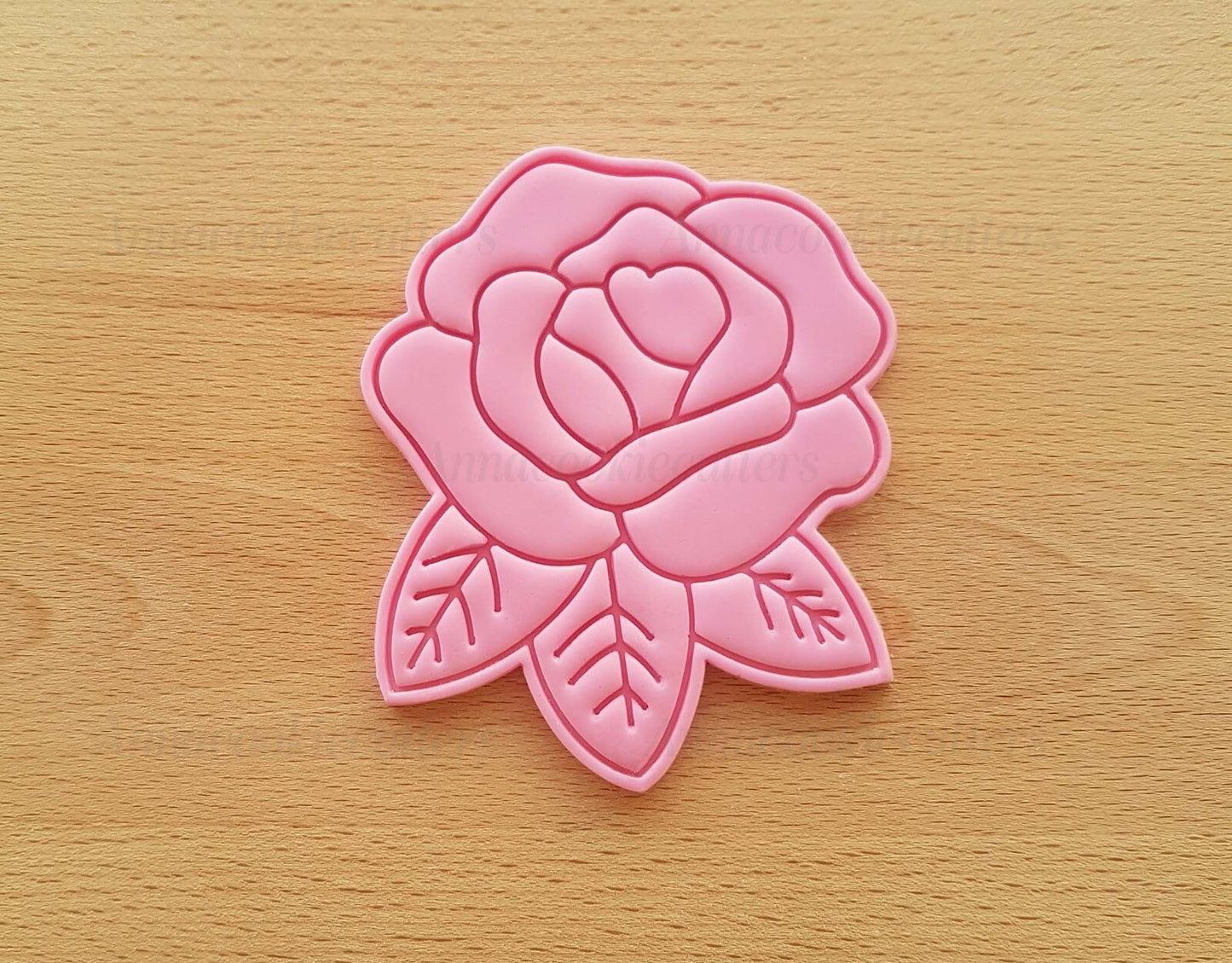 Rosa Taglia Biscotti Formine Dolci Stampino Frolla Pasta Zucchero Cake Design