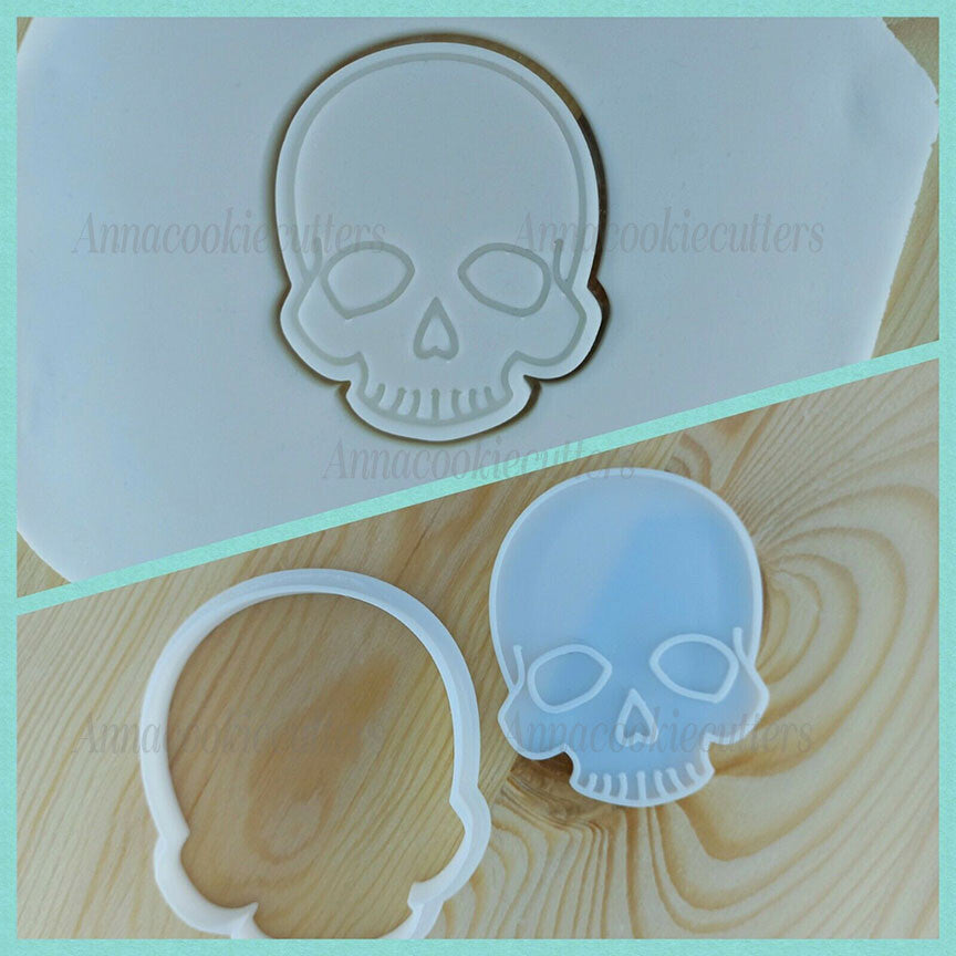 Teschio Halloween Formina Per Dolci Formine Biscotti Cookie Cutter 5x6 cm