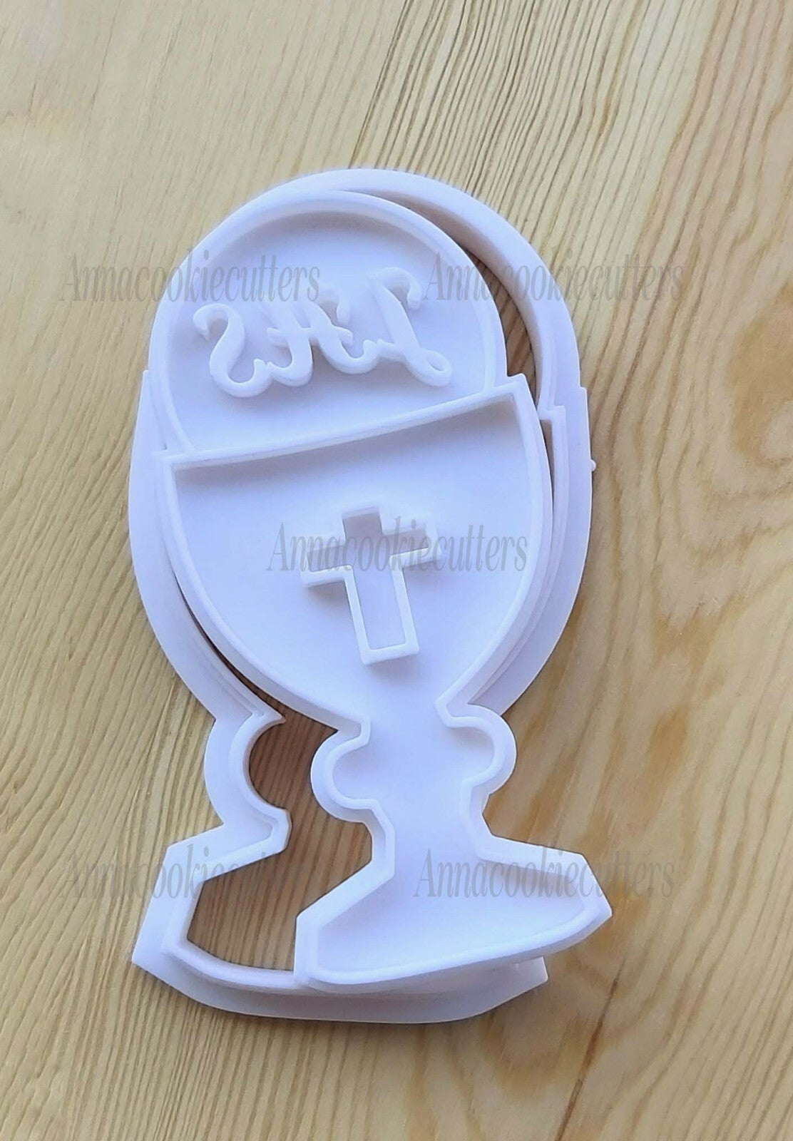 Calice Comunione Battesimo Cresima Formina Biscotti Stampino Cookie Cutter 10x5