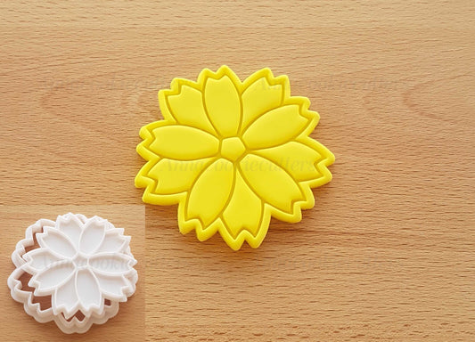 Crisantemo Tagliabiscotti Formina Per Biscotti Stampo Fiore 7cm