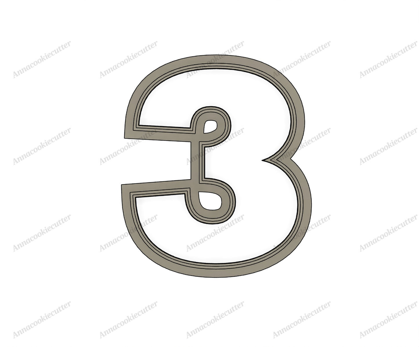 Formine Tagliabiscotti Numeri Set 9 Pezzi Compleanno Feste Bambini Cookie Cutter