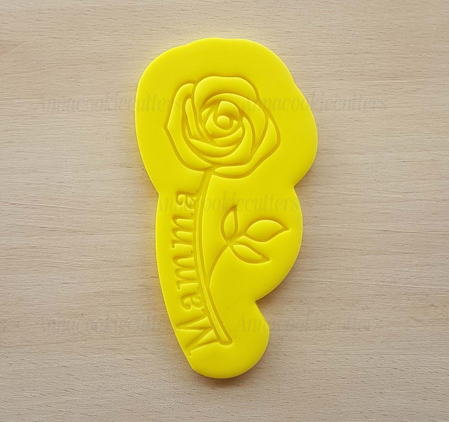 Rosa Per Mamma Formina Biscotti Festa Della Mamma Stampo Pasta Zucchero 11x6 cm