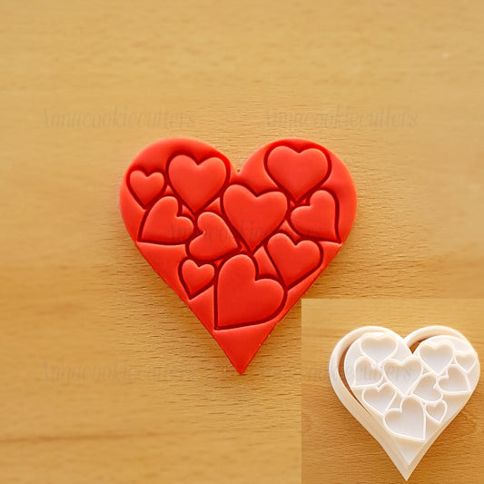 Cuore Formina Per Biscotti Tagliabiscotti Cuoricini Stampo Decorazione Torte