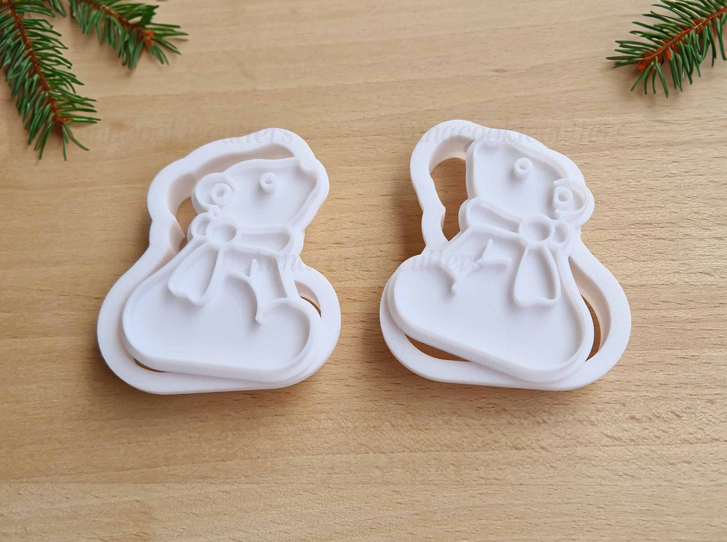 Tagliabiscotti Orso Polare Formina per Biscotti Natale Inverno Set Taglierine
