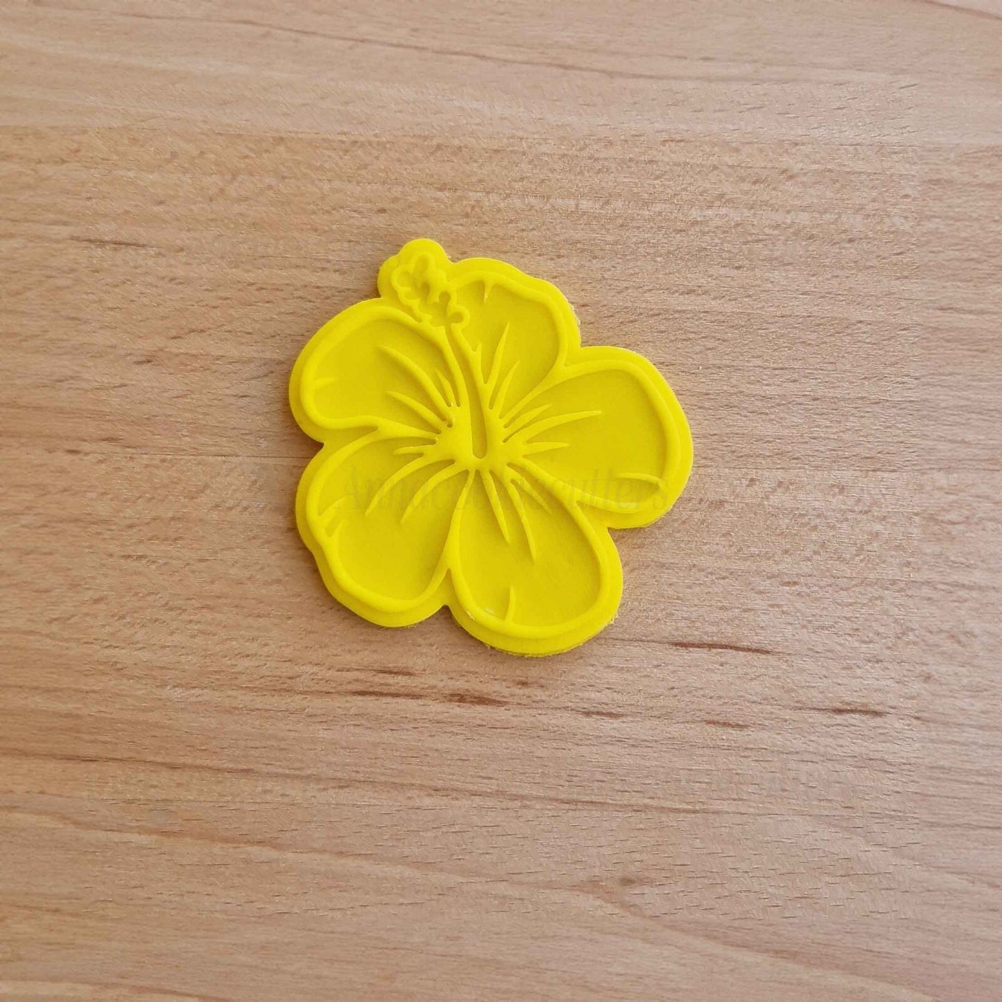 Tagliabiscotti Fiore di Ibisco 7cm Formina Per Biscotti Pasta di Zucchero Frolla