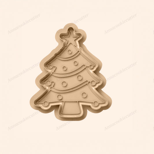 Albero di Natale Formina Taglia Biscotti Cookie Cutter per Biscotti Natalizi