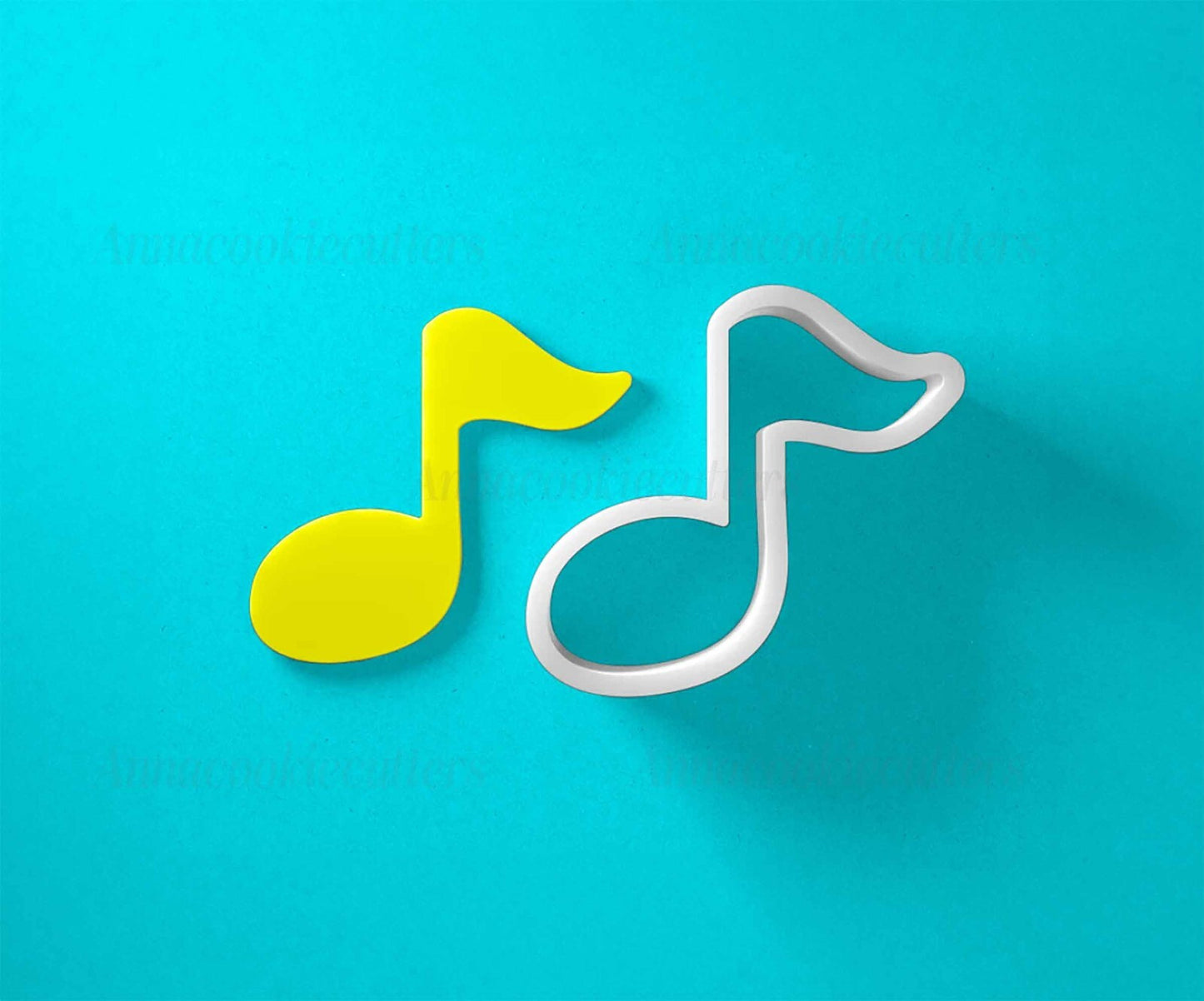Tagliabiscotti Singola Ottava Nota Formine per Biscotti Note Musicali