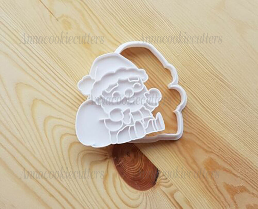 Babbo Natale Formine Biscotti Pasta Zucchero Pasta Frolla Cookie Cutter 8x8 cm
