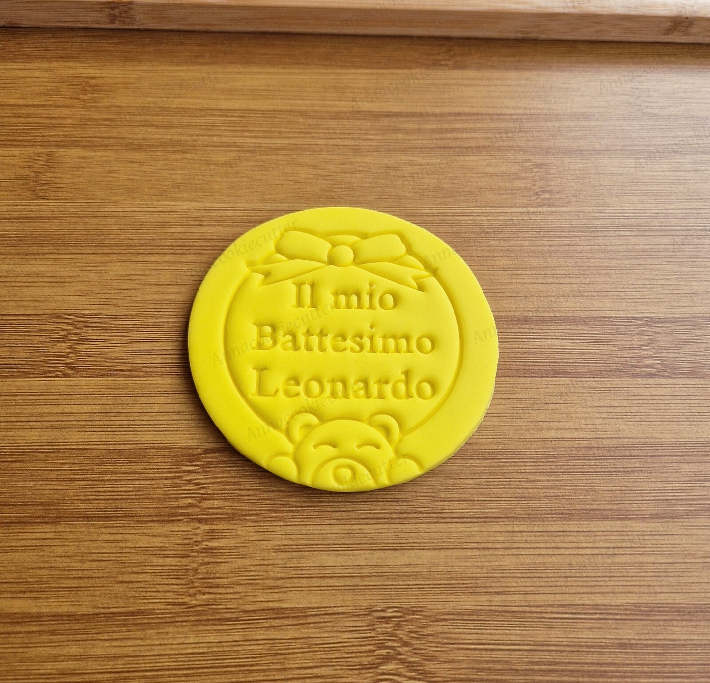 Il Mio Battesimo Personalizzato Timbro Con Nome Formina Per Biscotti 8cm