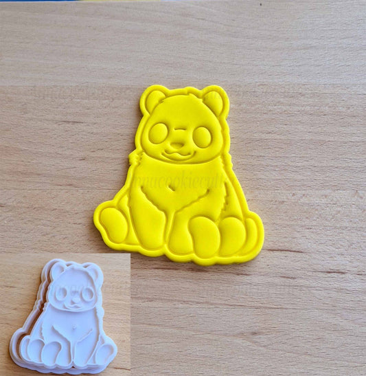 Tagliabiscotti Orso Panda Formina per Biscotti Divertente Decorazione Torte