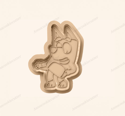Bluey Formina Per Biscotti Cookie Cutter Frolla Pasta di Zucchero Cake Design