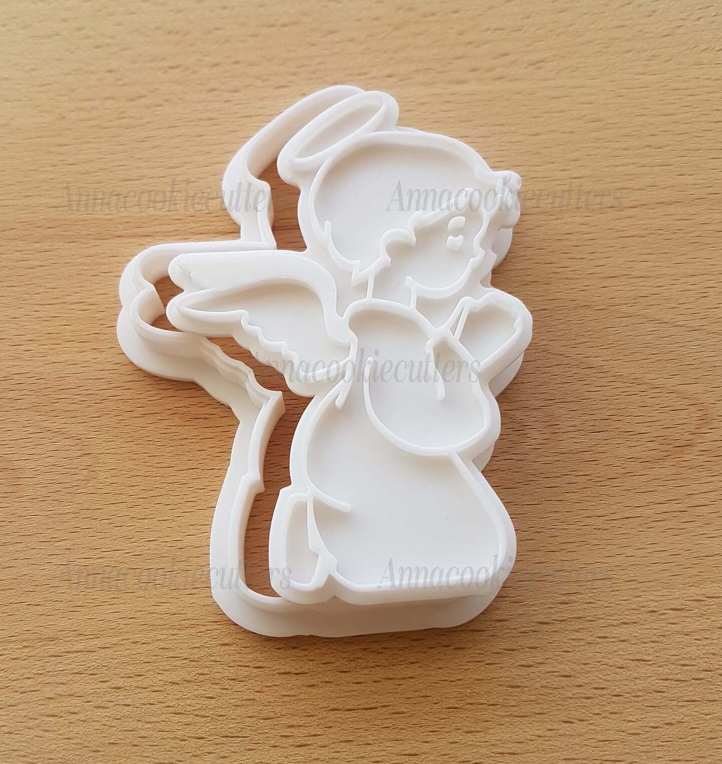 Comunione Angelo Stampino Tagliabiscotti Formina Cookie Cutter 10x6 cm