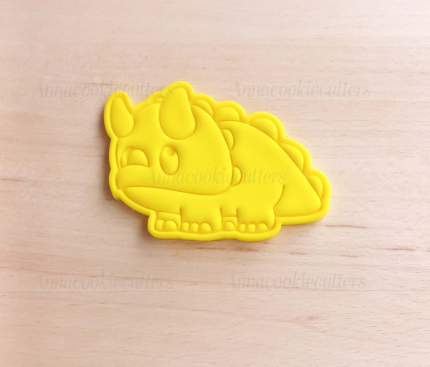 Triceratopo Formina Per Biscotti Stampino Dinosauro Tagliabiscotti 10x8 cm