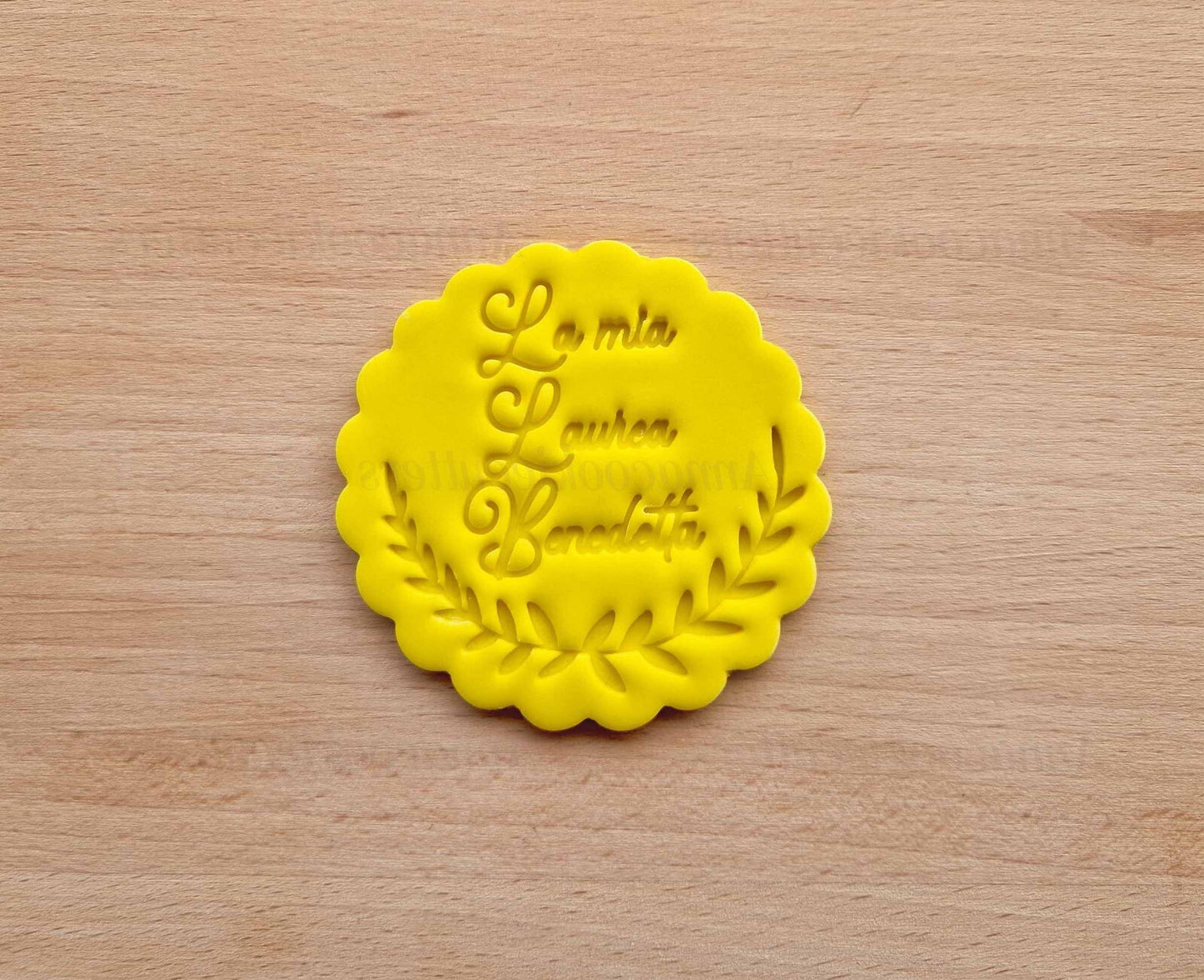 La Mia Laurea Formina per Biscotti Stampo Personalizzabile Tagliabiscotti 8 cm