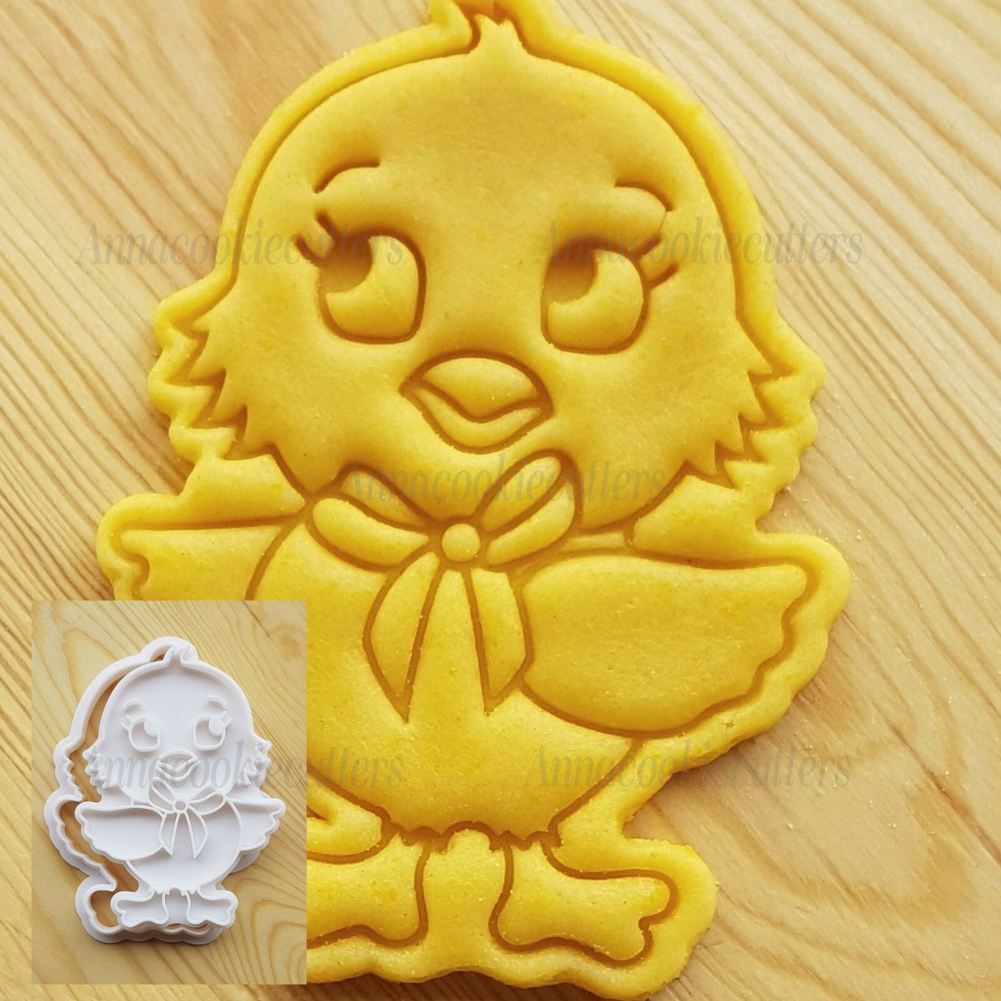 Formina Pulcino Di Pasqua Carino Stampino Per  Biscotti Cookie Cutter 7x10 cm