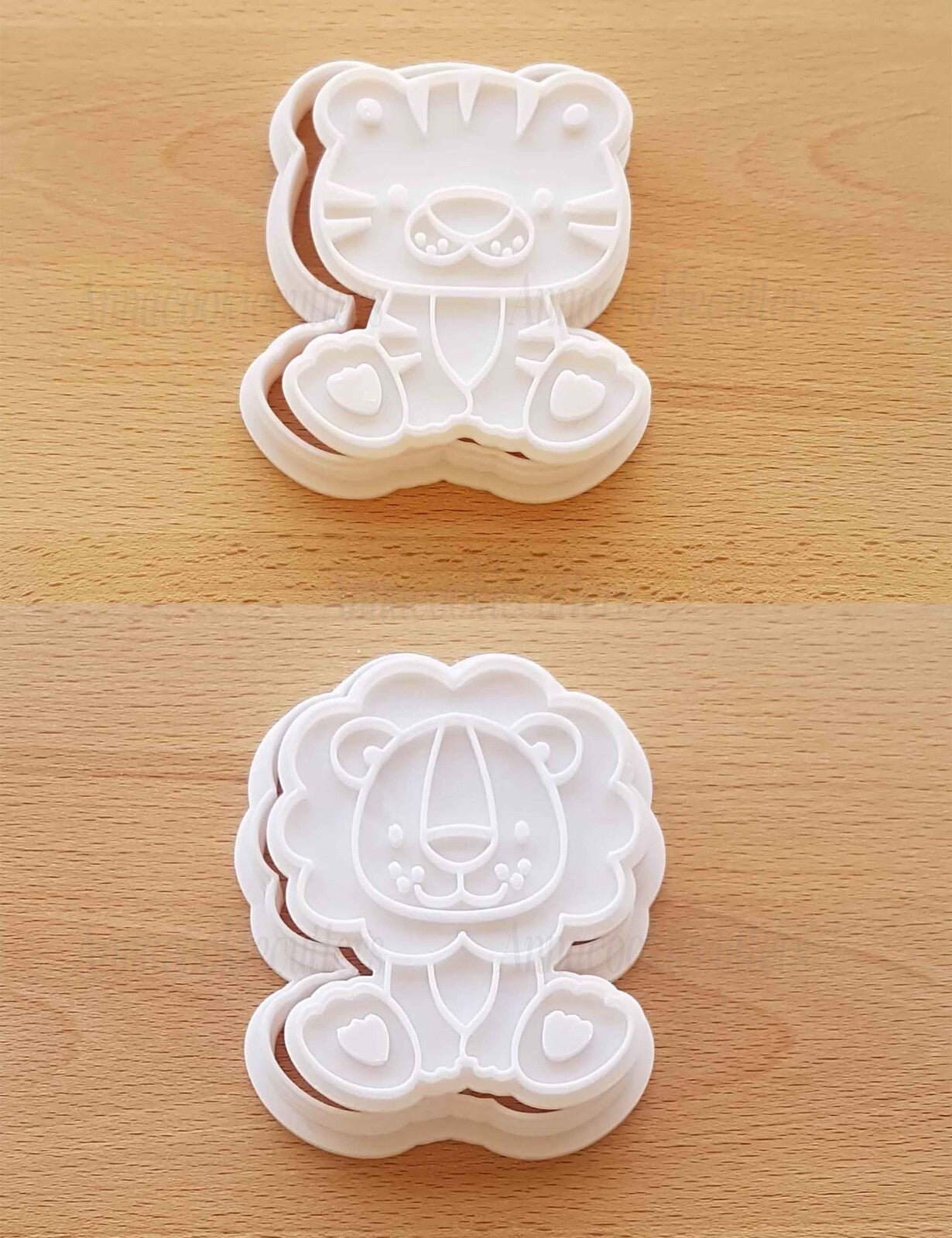 Formina Leone Animali Giungla Tigre Stampino Biscotti Cookie Cutter