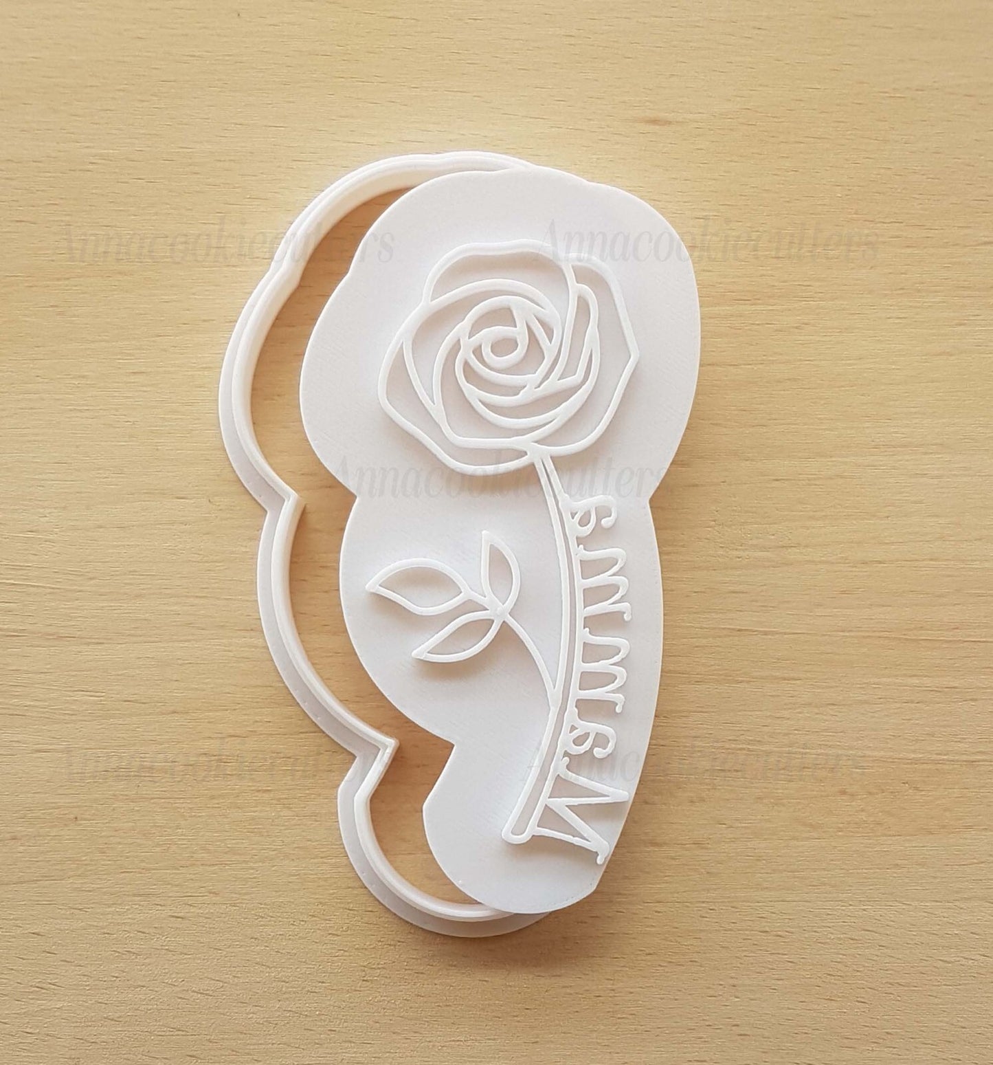 Rosa Per Mamma Formina Biscotti Festa Della Mamma Stampo Pasta Zucchero 11x6 cm
