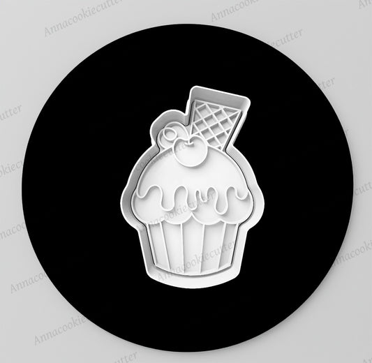 Muffin Formina Per Biscotti Fai Da Te Cookie Cutter Frolla Decorazione Torte PDZ