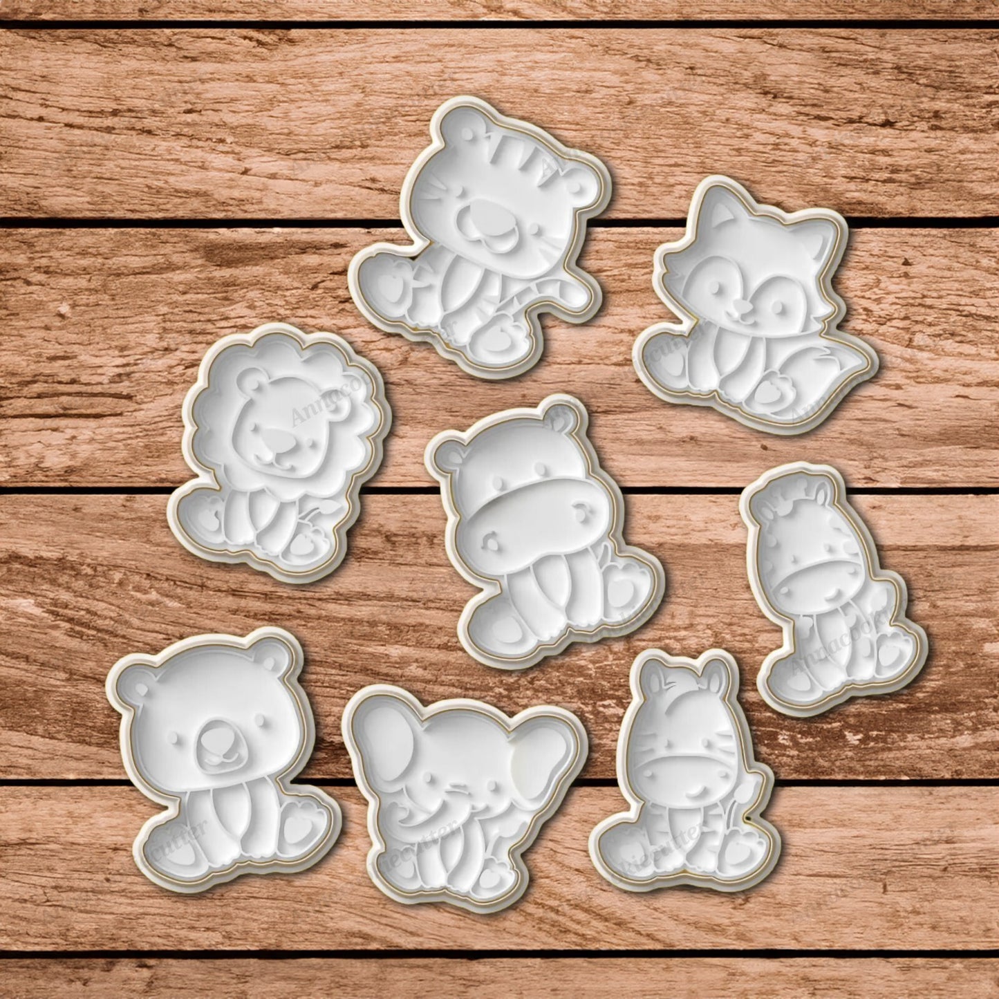 Formine Animali Giungla Safari Taglia Biscotti Party Bambini Cookie Cutter