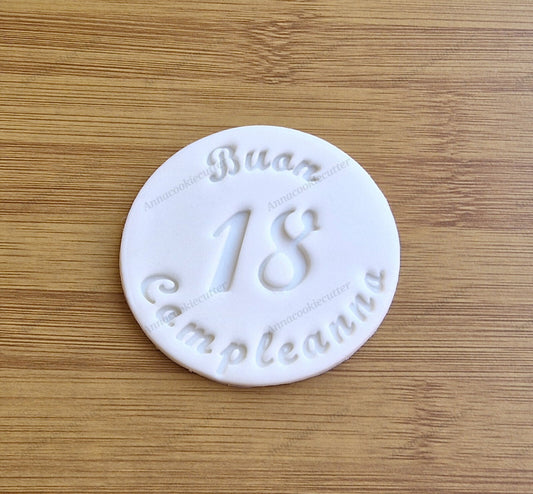 Buon Compleanno Tagliabiscotti Personalizzati Stampo Età Formine Biscotti 8 cm