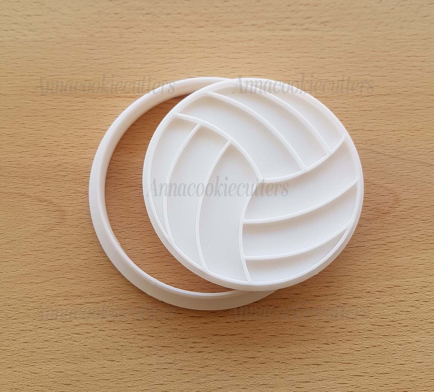 Formina Per Biscotti Pallone Pallavolo Stampo Frolla Pasta Zucchero