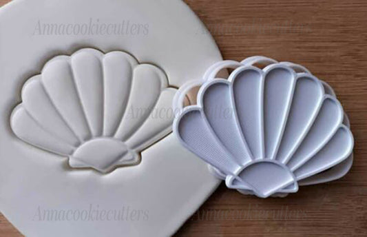 Conchiglia Formina Dolci Formine Biscotti Cookie Cutter Taglierina e Timbro