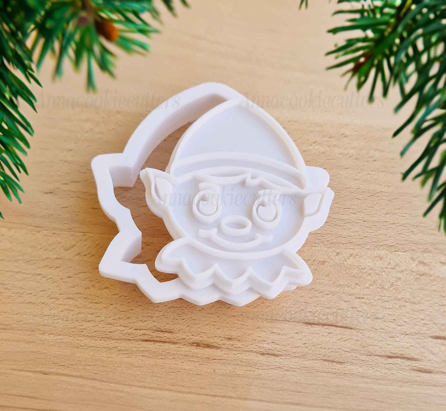 Tagliabiscotti Elfo di Babbo Natale Formina Per Biscotti Natalizi Idea Regalo