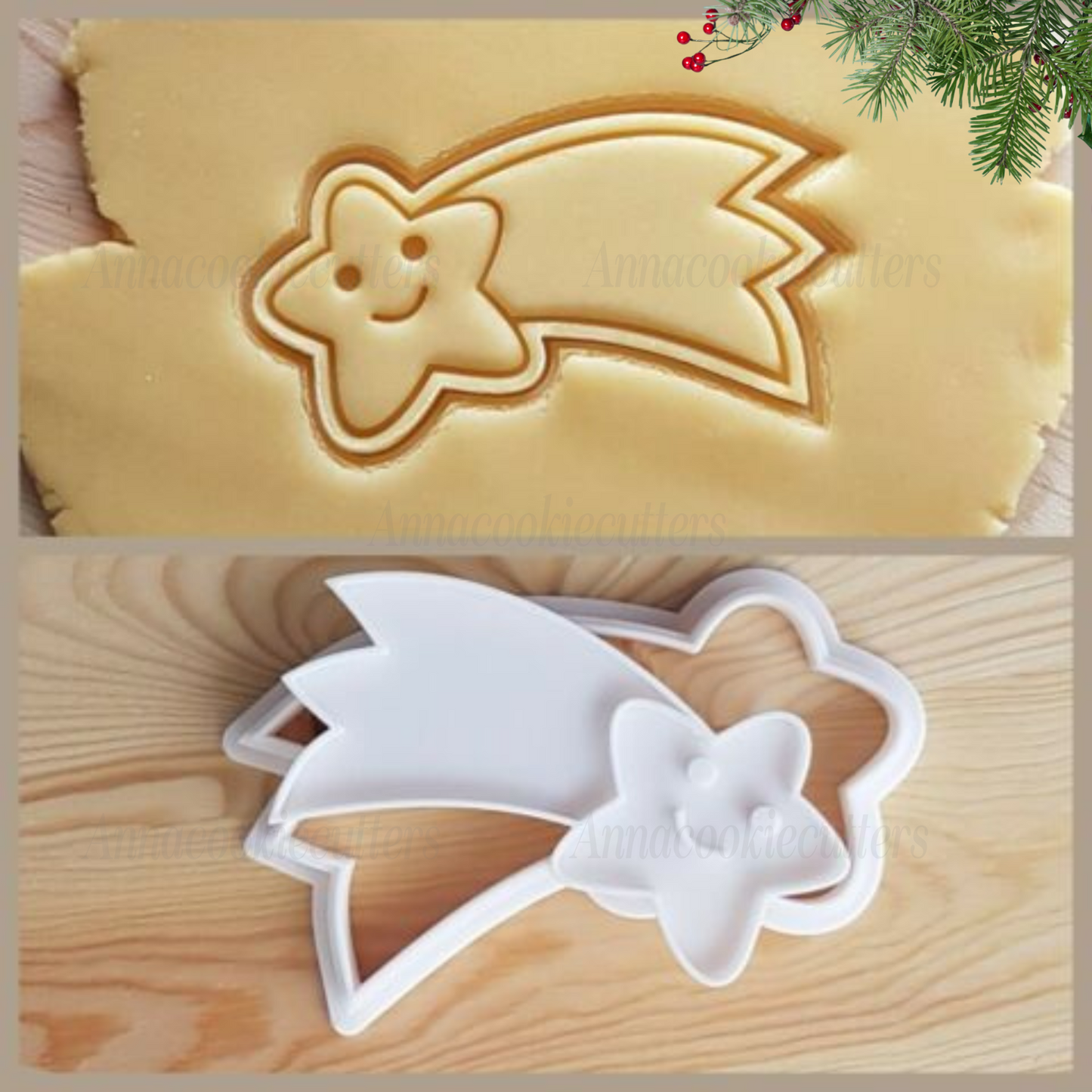 Stella Di Natale Formina Per Biscotti Pasta Zucchero Pasta Frolla Cookie Cutter