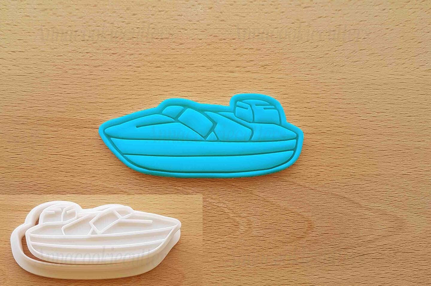 Barca A Vela Stampo Motoscafo Formina Per Biscotti Nave A Vapore Mare