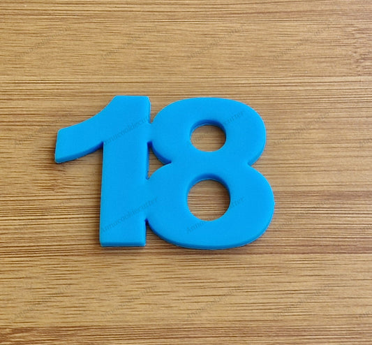 Formina Numero 18 Diciotto Anni Taglia Biscotti Festa Compleanno Ideea Regalo